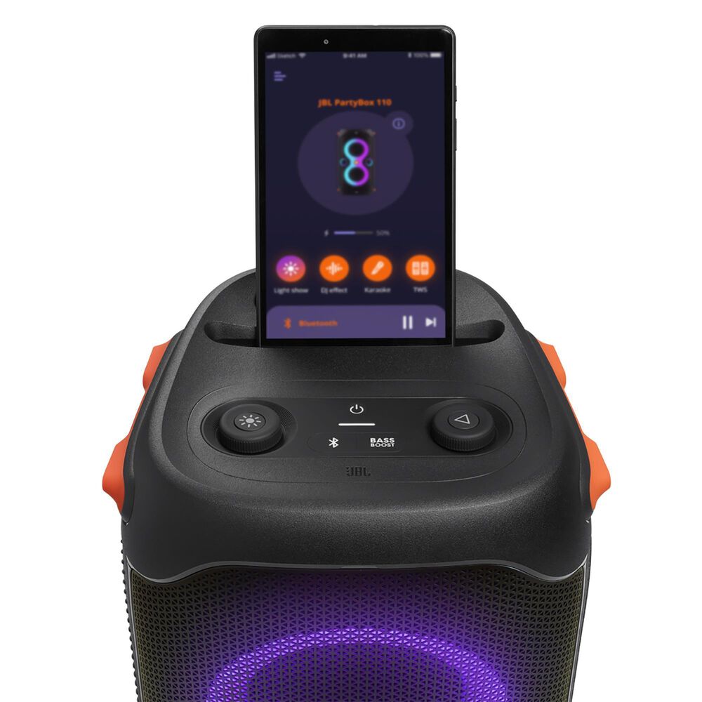 JBL PartyBox 110 Bluetooth Speaker in Black NFM