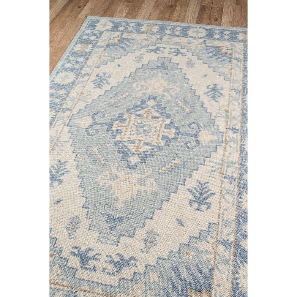 Momeni Anatolia ANA-1 6&#39;6&quot; x 9&#39; Blue Area Rug, , large