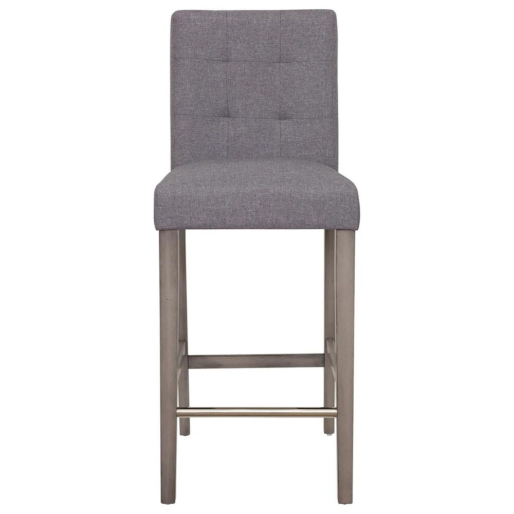CorLiving Leila 31&quot; Bar Stool in Silver Grey, , large