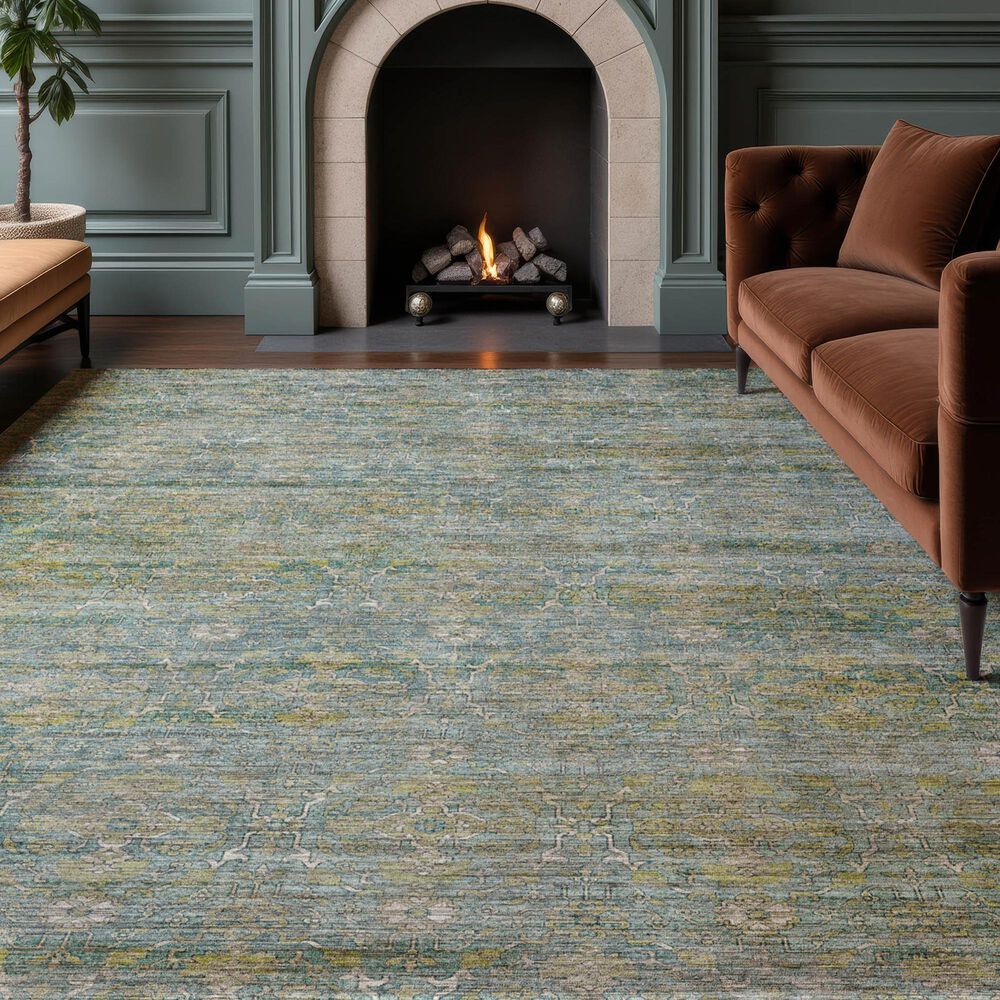 Dalyn Rug Company Aristo AR5 Teal 8' x 10' Area Rug, , large