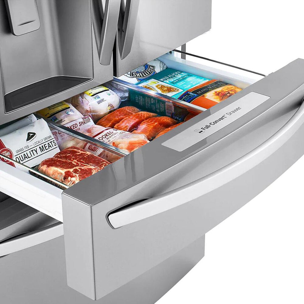 LG 30 Cu. Ft. Smart Wi-Fi Enabled Refrigerator with Craft Ice&amp;&#35;153 Maker in Stainless Steel, , large