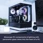 iBUYPOWER Y40 Pro Gaming PC Desktop | Intel Core i9 14900F - 32GB RAM - NVIDIA GeForce RTX 5080 Graphics - 2TB SSD in Black and White, , large
