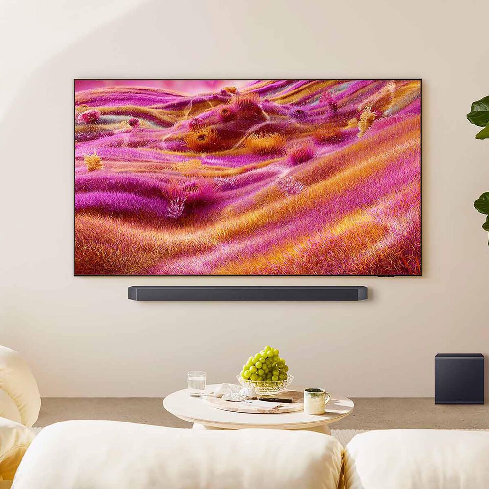 Samsung 65" Class QN80F QN90F 4K Vision AI - Smart TV with Q-Series 7.1.2 Channel Soundbar System in Titan Black, , large