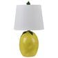 Slatehouse 20.5" Ceramic Lemon Table Lamp in Yellow, , large