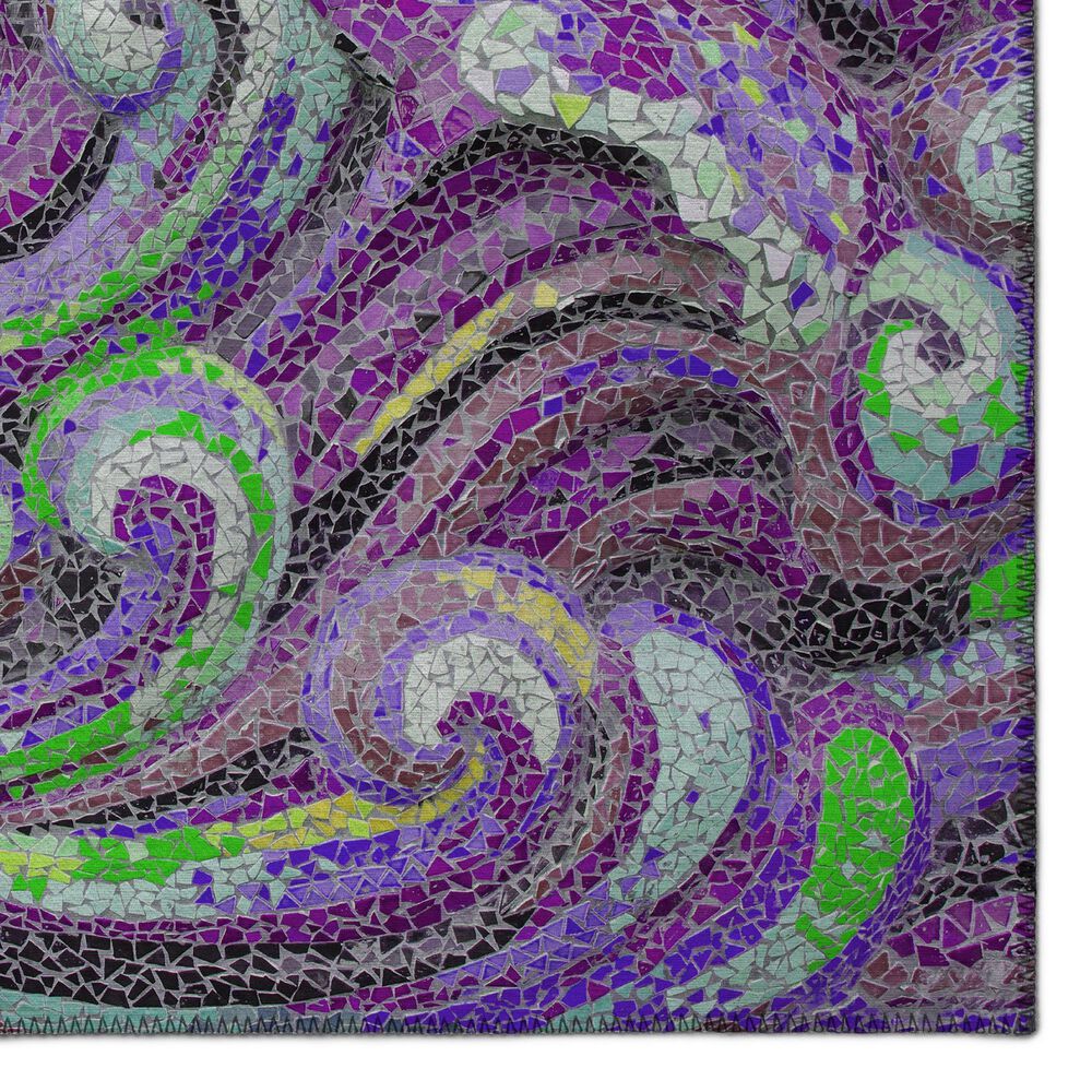 Dalyn Rug Company Seabreeze Abstract 10&#39; x 14&#39; Violet Area Rug, , large