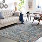 Surya Mirabel 9" x 12"2" Navy, Denim, Cream, Brown, Saffron, Taupe and Gray Area Rug, , large