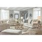 Signature Design by Ashley Haisley Standard Ottoman in Ivory, , large