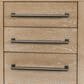 Wycliff Bay Canyon Drive Office Double Pedestal Desk in Natural Oak, , large