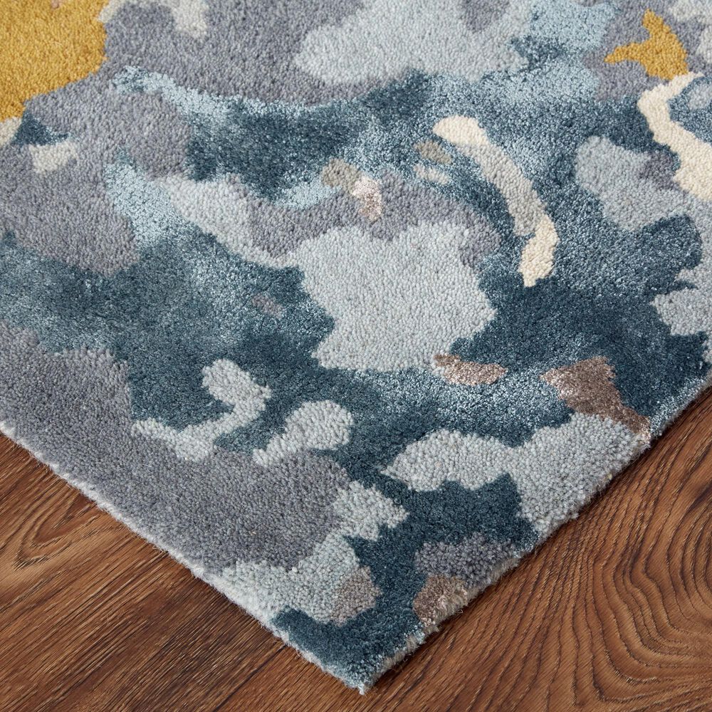 Feizy Dafney 3&#39;6&quot; x 5&#39;6&quot; Blue and Pink Area Rug, , large