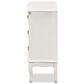 Baxton Studio Gabrielle 3-Drawer Storage Cabinet in White, , large