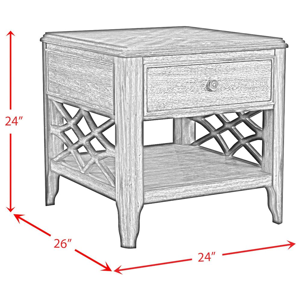 Mayberry Hill Phillipe End Table in Cherry, , large