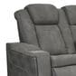Ashley Next-Gen DuraPella Power Reclining Loveseat with Console in Slate, , large