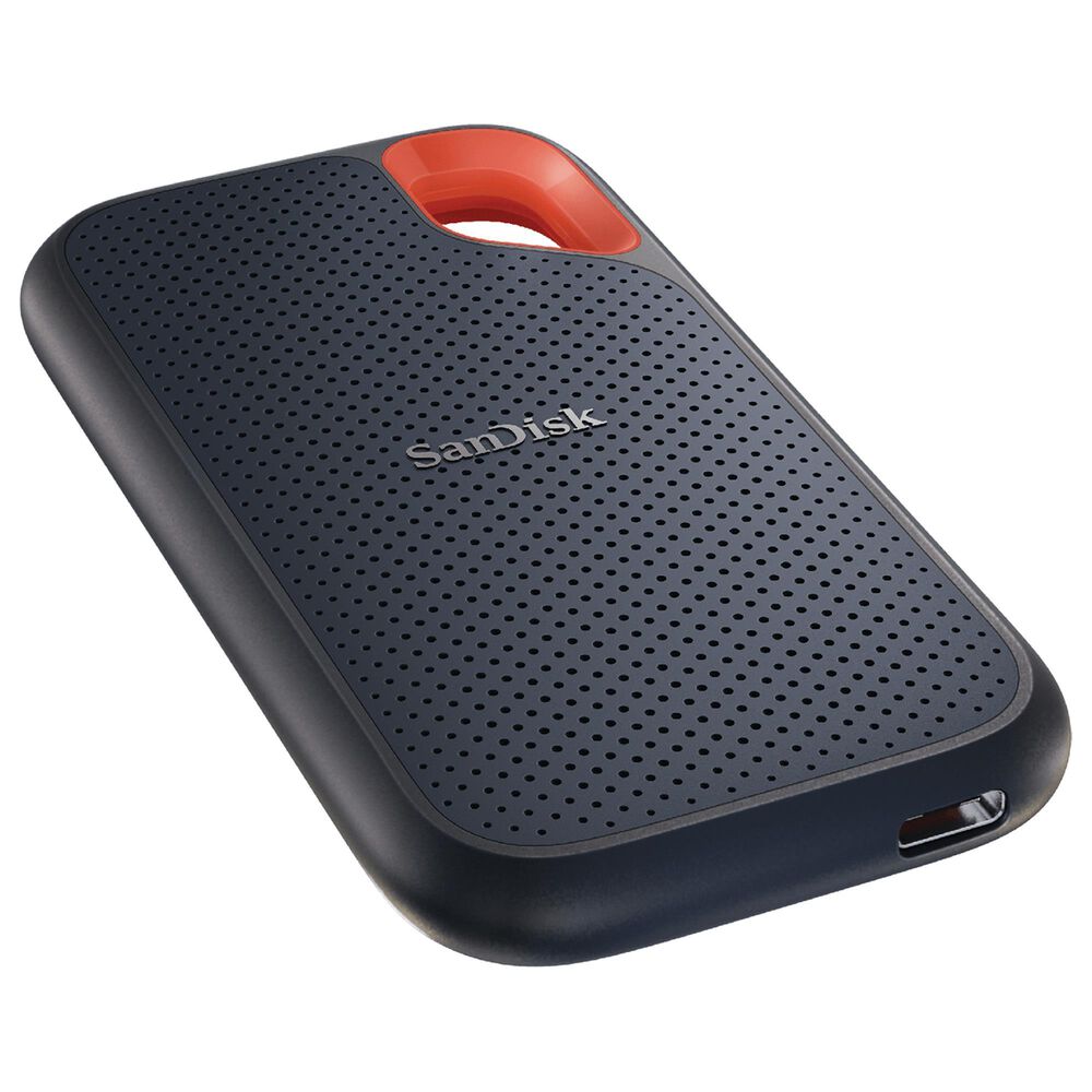 Sandisk 500GB Extreme Portable SSD V2 External Hard Drive in Black, , large