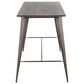 Lumisource Oregon Counter Table in Espresso/Antique, , large