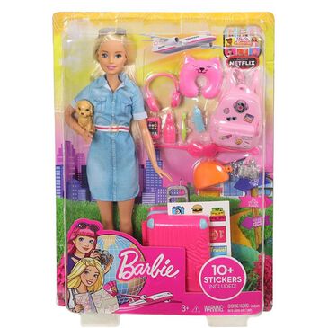 Barbie Travel Doll, , large