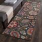 Safavieh Monaco MNC229B-212 2"2" x 12" Brown/Multi Runner, , large