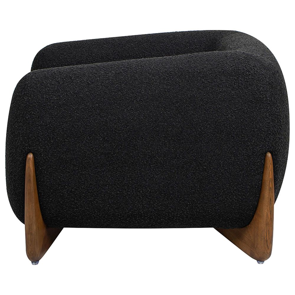 Jennifer Taylor Home Alpine Accent Arm Chair in Ebony Black, , large