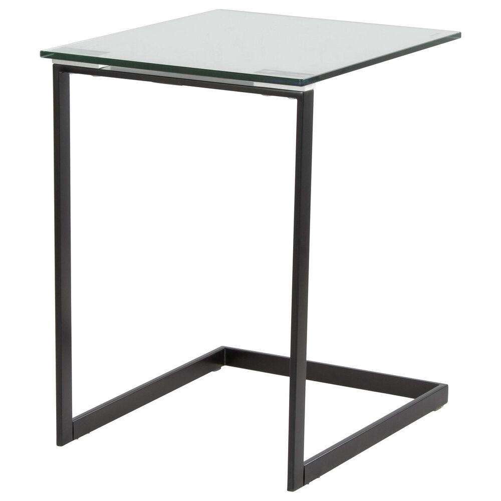 Lumisource Zenn End Table in Black and Clear, , large