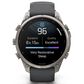 Garmin fenix 9 Pro Smartwatch 47mm Titanium with Graphite and Black Silicone Band, , large