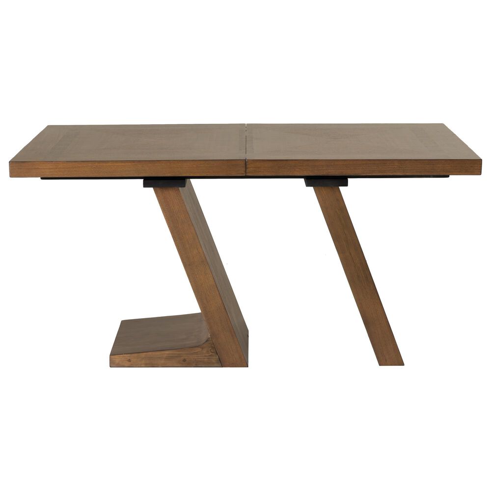 Linon Home Decor Callahan Dining Table with Leaf in Brown - Table Only, , large