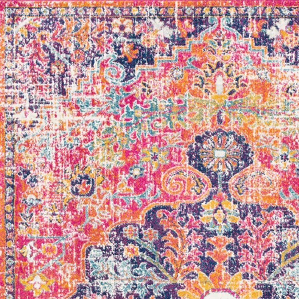 Surya Harput HAP-1062 5&#39;3&quot; x 7&#39;3&quot; White, Saffron and Tea Area Rug, , large