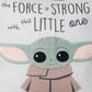 Lambs and Ivy Star Wars The Child Star Wars The Child Throw Pillow in Blush, White, Green and Black, , large