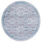 Safavieh Serapi Traditional 6"7" Round Grey and Beige Area Rug, , large