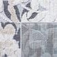 Safavieh Cabana CBN672A 6"7" Square Ivory and Charcoal Indoor/Outdoor Area Performance Rug, , large