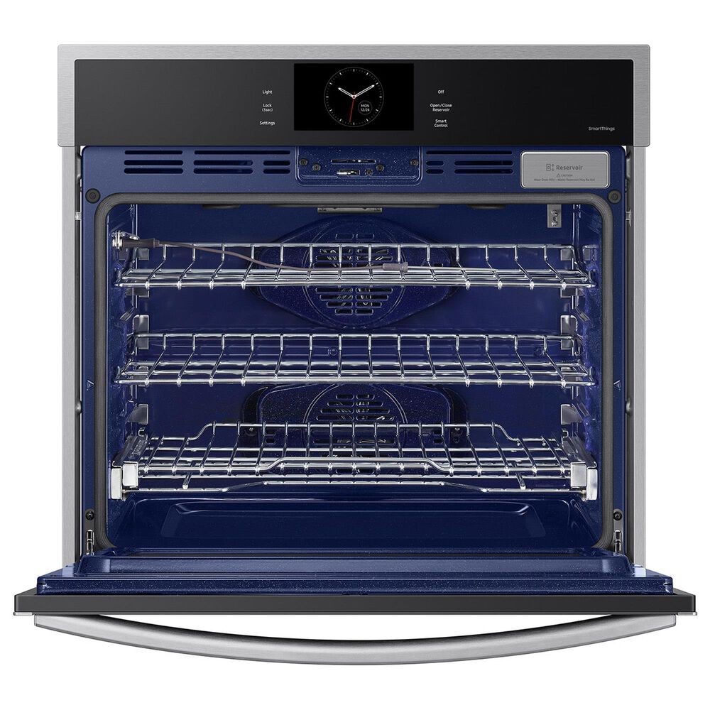Samsung 2-Piece Kitchen Package with 30&quot; Single Electric Smart Wall Oven and Cooktop in Stainless Steel, , large