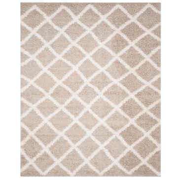 Safavieh Dallas Shag SGD258D-10 10" x 14" Beige/Ivory Area Rug, , large