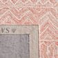 Safavieh Micro-Loop Southwestern 6" x 9" Pink and Ivory Area Rug, , large