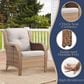 Sunwell Garden Patio Chair with Yellow Frame in Beige (Set of 2), , large