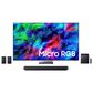 Samsung 85" Class R95H Series Micro RGB 4K UHD Vision AI - Smart Tizen TV with Q-Series 11.1.4 Channel Soundbar System in Black and Titan Black, , large