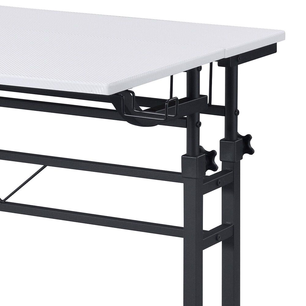 Rta Products Llc Galaxy Rolling Writing Desk in White, , large