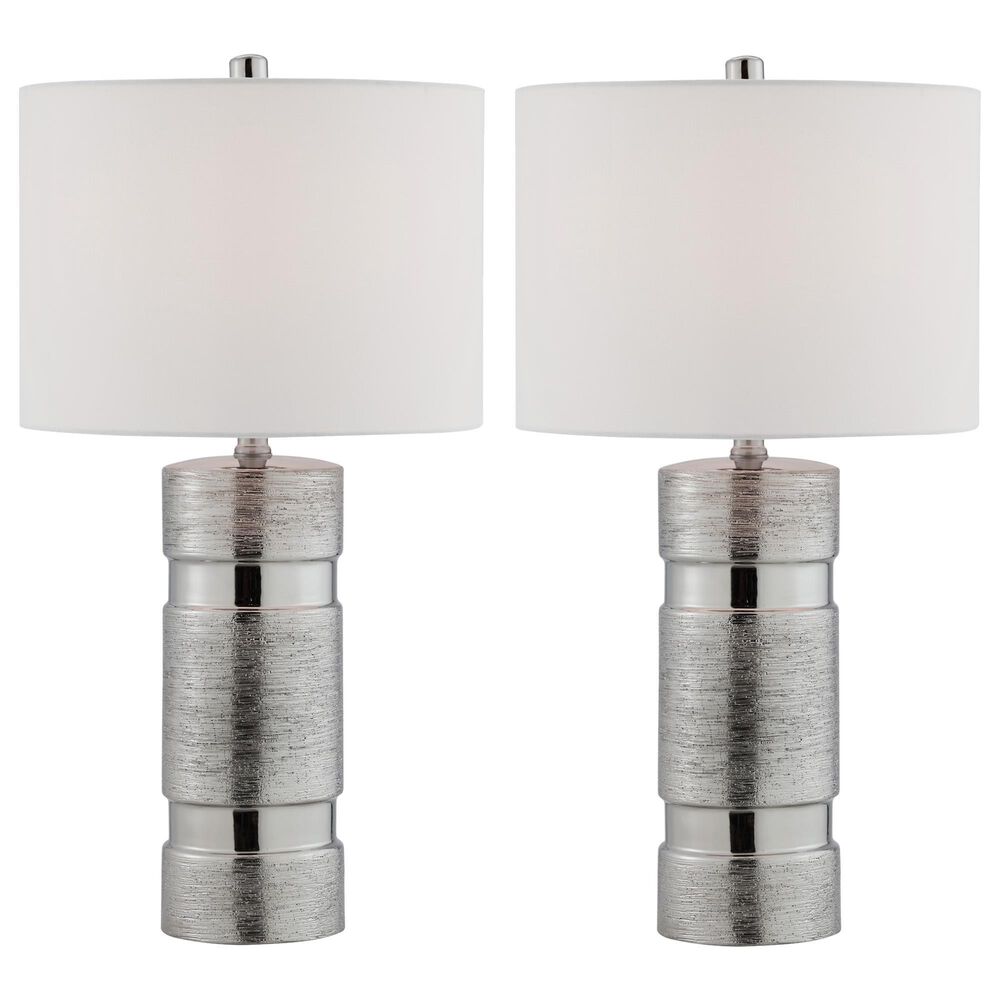 Lite Source Lucano Table Lamp in Silver (Set of 2), , large