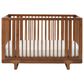 Maxi Cosi Embraced Forms Convertible Crib and Dresser 2-Piece Nursery Set in Chestnut, , large