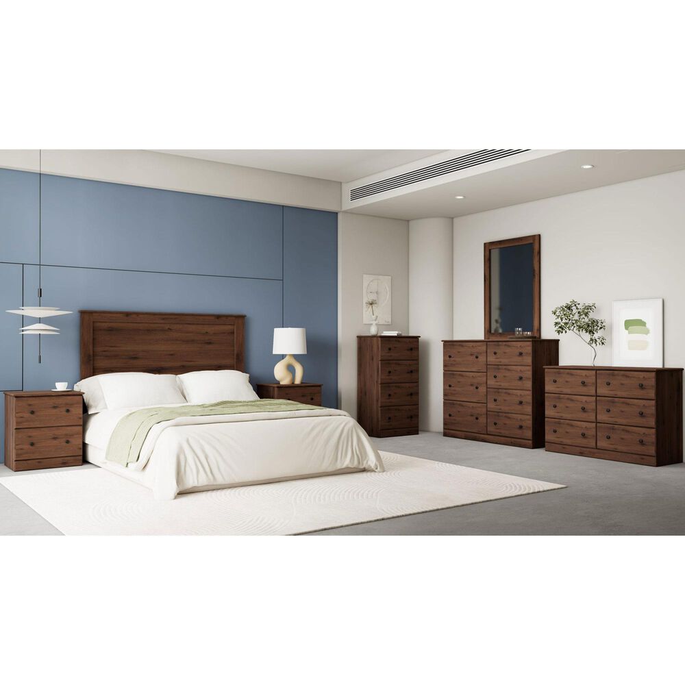 Lemoore Essential Twin Panel Headboard in Aspen Oak, , large