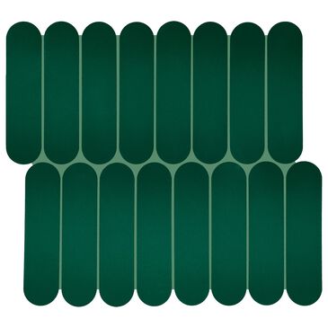 Dal-Tile Artefino Element Forest 1.5" x 6" Capsule on 12" x 13" Porcelain Mosaic Sheet, , large