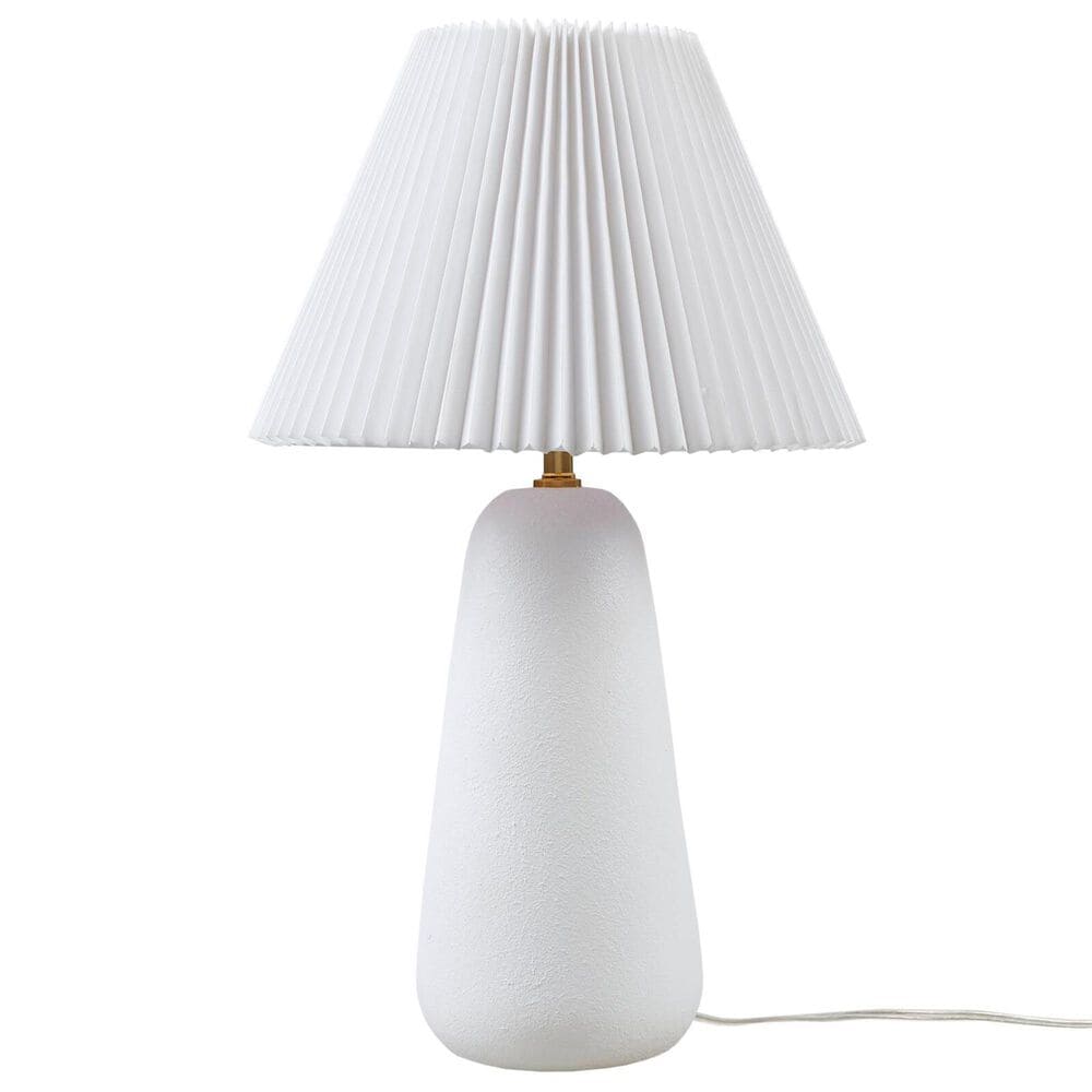 Hampton Park Veluna Table Lamp in Matte White, , large