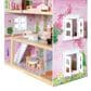 Delta Children Little Gem Dollhouse with 3-Story and 4 Rooms in Multicolor, , large