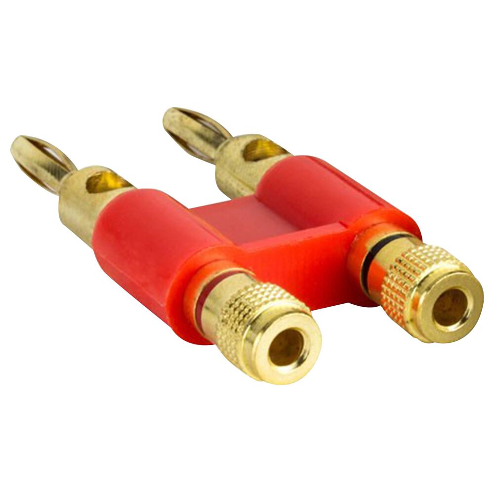 Ethereal Double Banana Plug in Red and Gold, , large