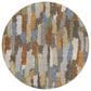 Dalyn Rug Company Kenner KN6 Chocolate 8" Round Area Rug, , large