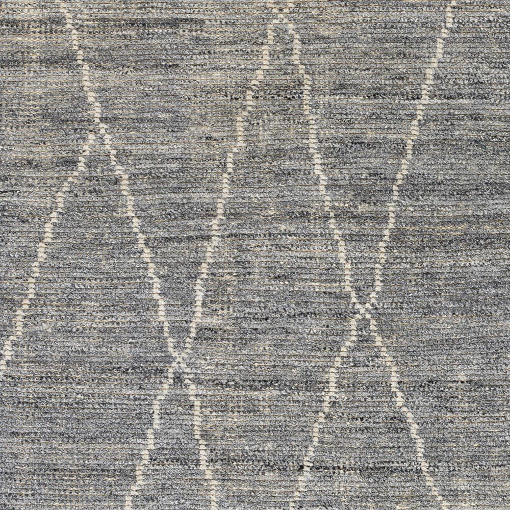 Surya Nalan 9&#39; x 12&#39; Charcoal, Black and Cream Area Rug, , large