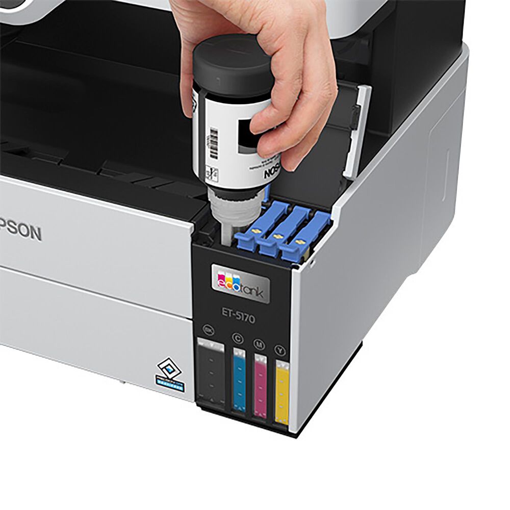 Epson EcoTank Pro ET-5170  Wireless  All-in-One SuperTank Printer in White, , large