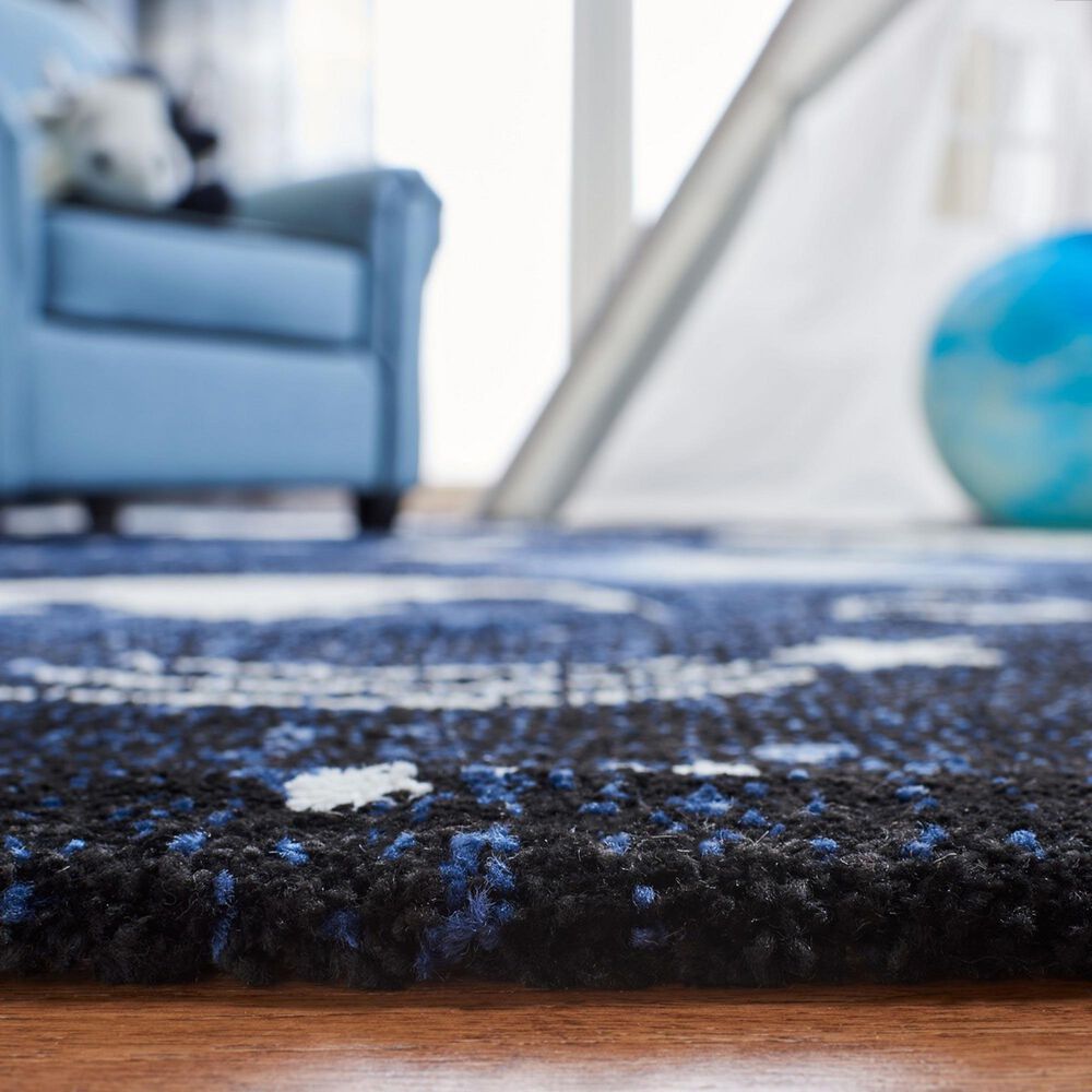 Safavieh Carousel 10&#39; x 14&#39; Dark Blue and Light Blue Kids Rug, , large
