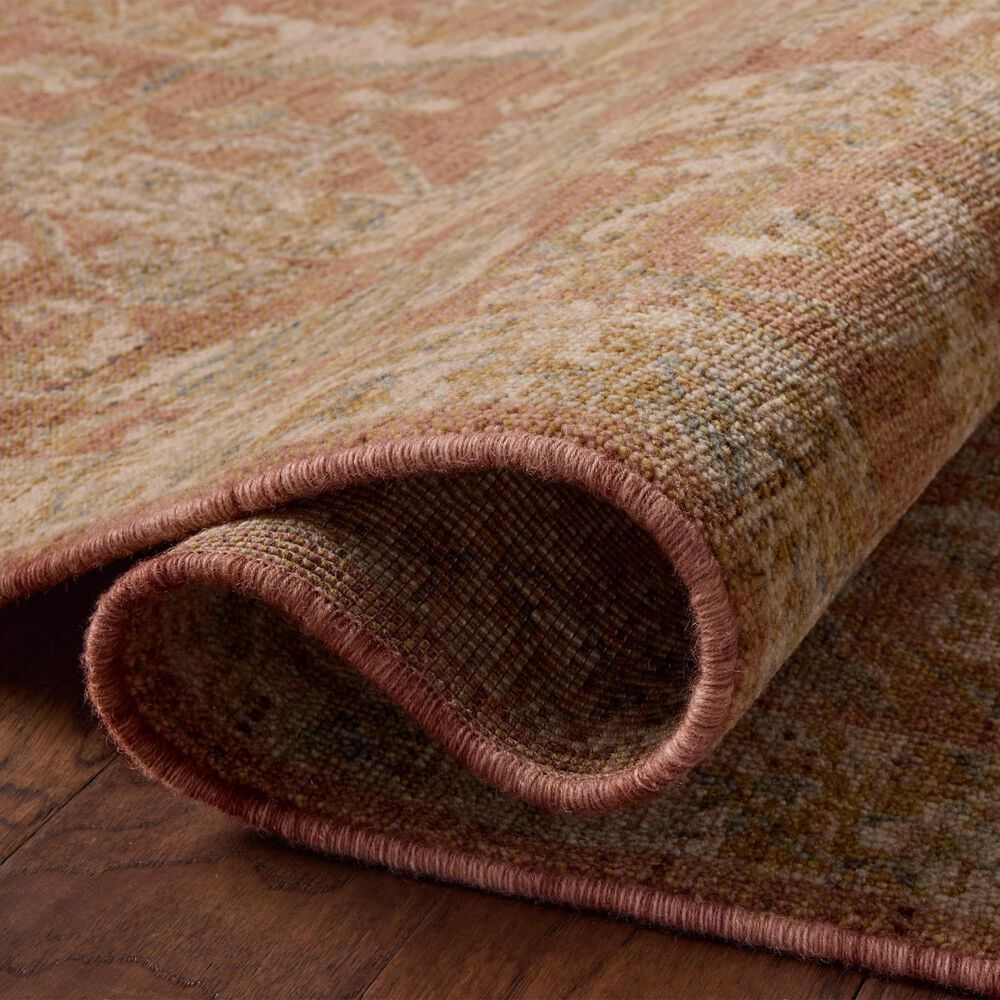 Loloi Reign Terracotta and Sky 2' x 2'10" Area Rug, , large