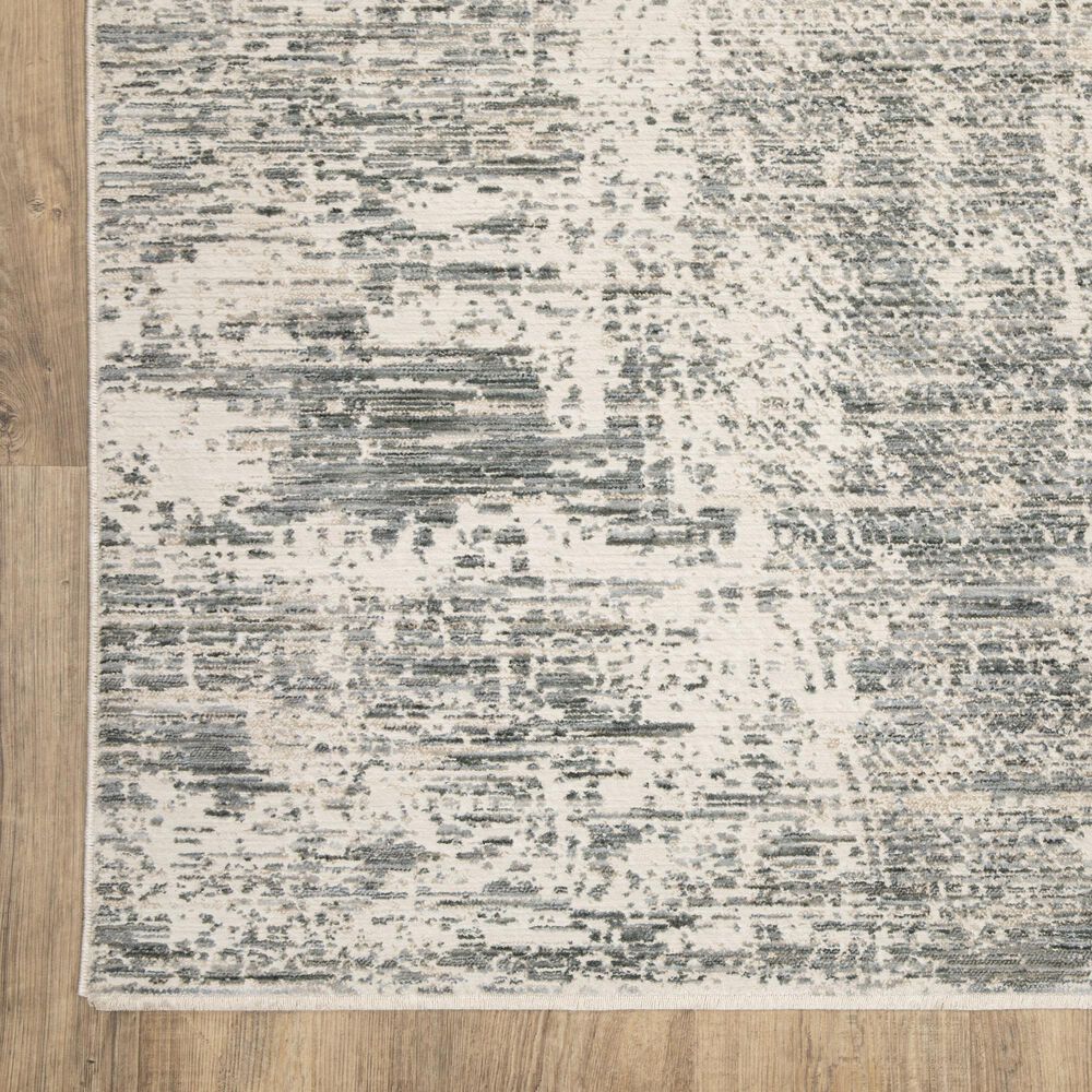 Oriental Weavers Soho SOH07 Grey 2&#39;7&quot; x 7&#39;7&quot; Runner, , large