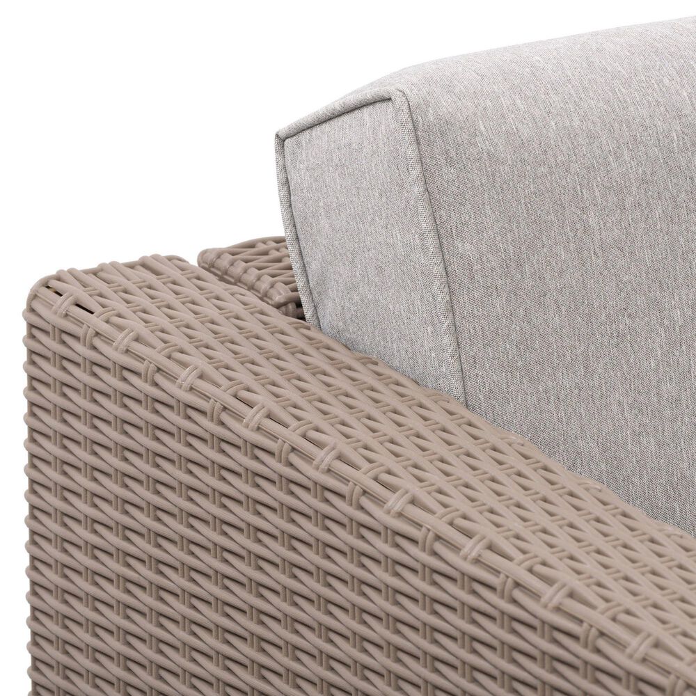 CorLiving Lake Front 5-Piece Patio Chat Set in Beige, , large