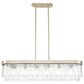 Golden Lighting Ciara 6-Light Linear Pendant in White Gold, , large