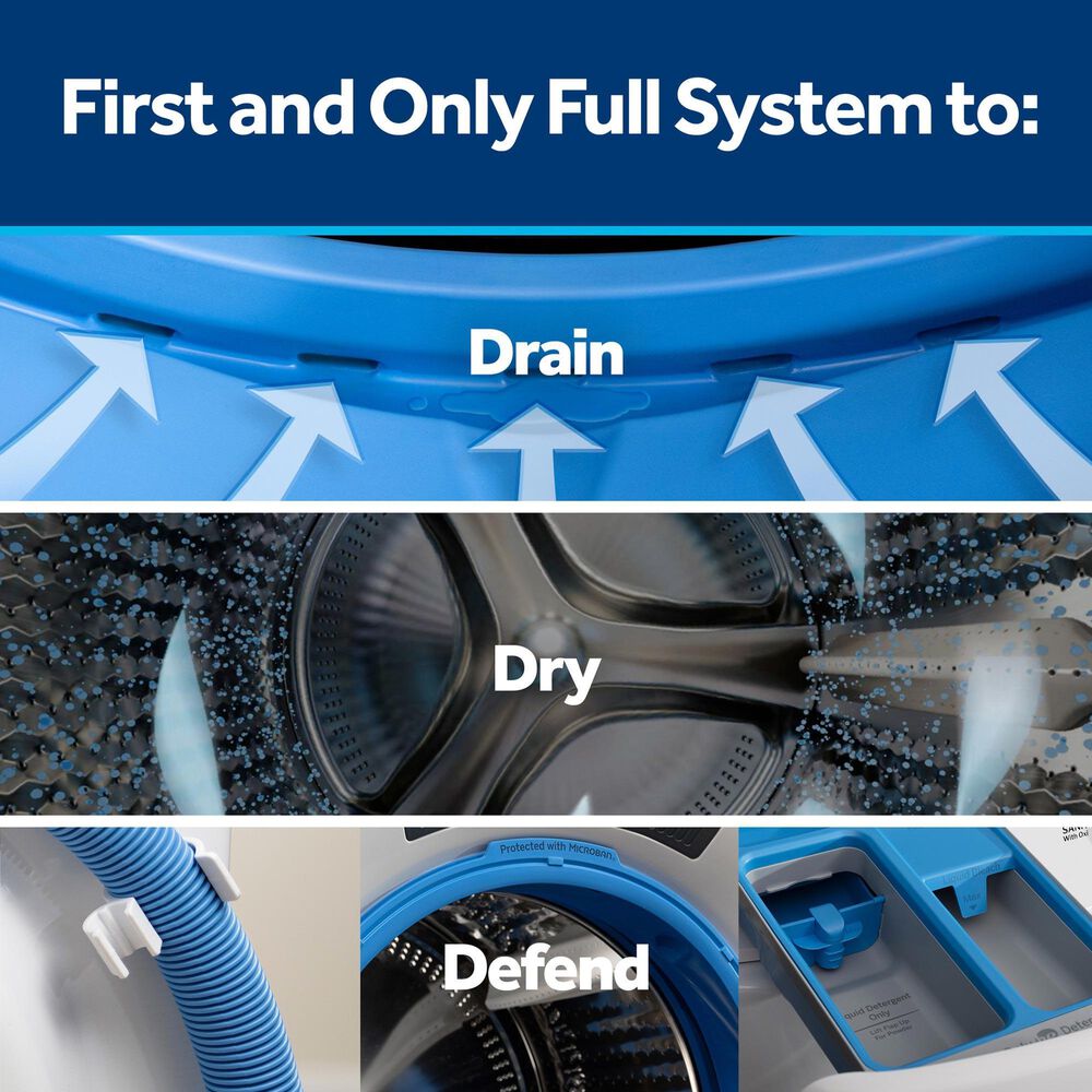 GE Appliances 4.6 Cu. Ft. Smart Front Load Washer with UltraFresh Vent System in White, , large